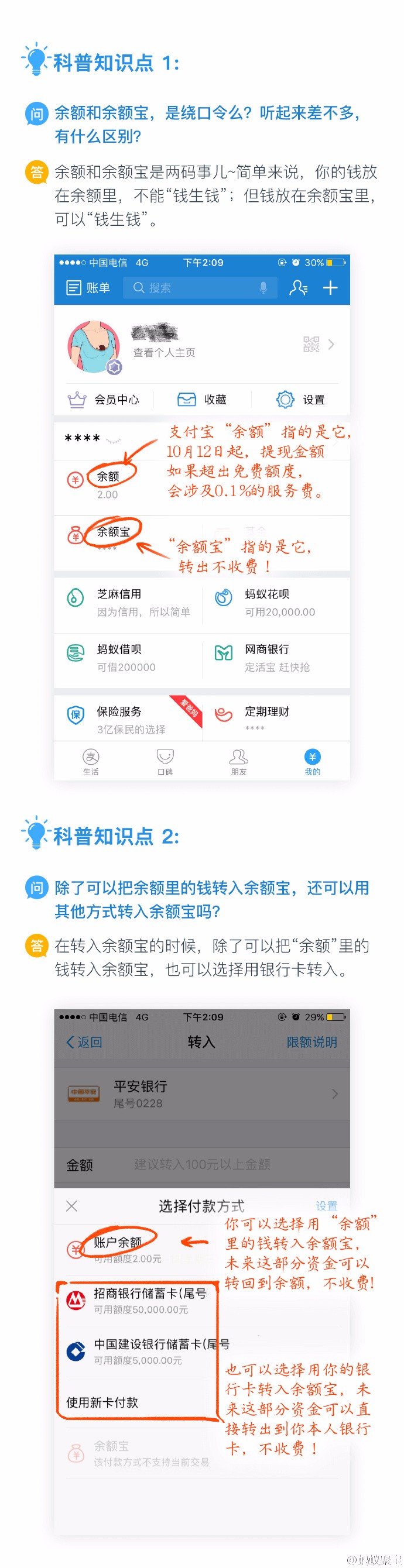 支付宝余额提现收费新规2016年10月22日生效-THE FREE SKY