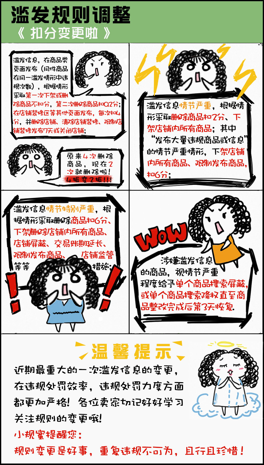 滥发信息加大处罚，一招不慎就扣分。-THE FREE SKY
